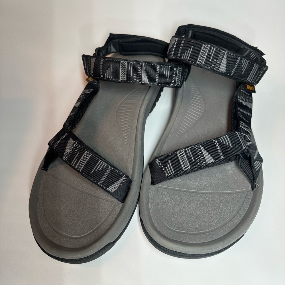 Teva Mens Hurricane XLT2 Sandals US Mens Sz 13 1019234 Black Grey Outdoor Hiking - Picture 2 of 11